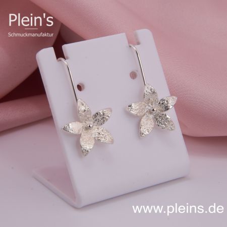 Ohrhänger Blüte, Silberblüte